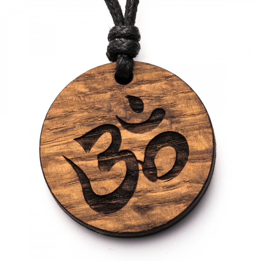 Om Kette Holzschmuck aus Naturholz