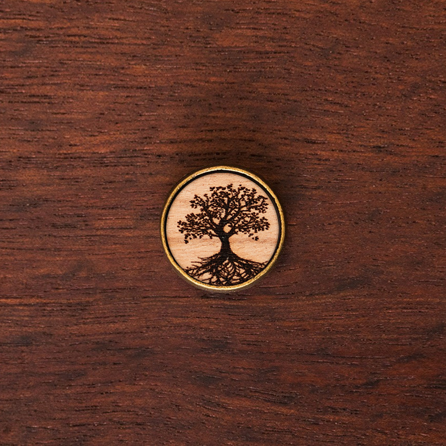 Baum des Lebens Armkette Holzschmuck aus Naturholz