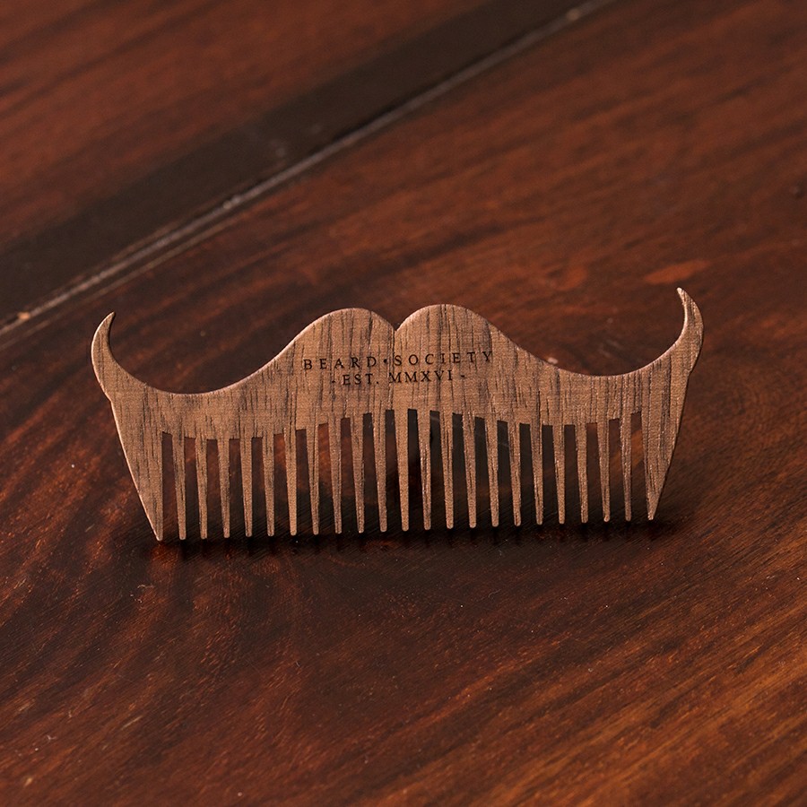 Mustache Lifestyle Holzschmuck aus Naturholz