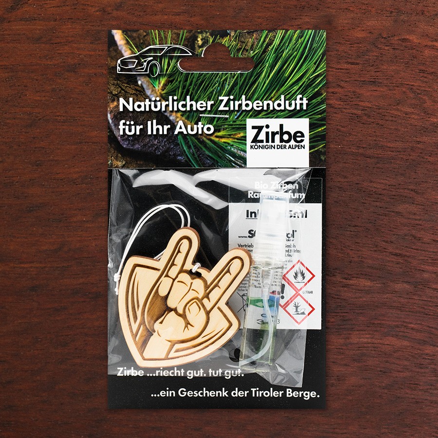 Rock on Lifestyle - natürlicher Zirben Autoduft
