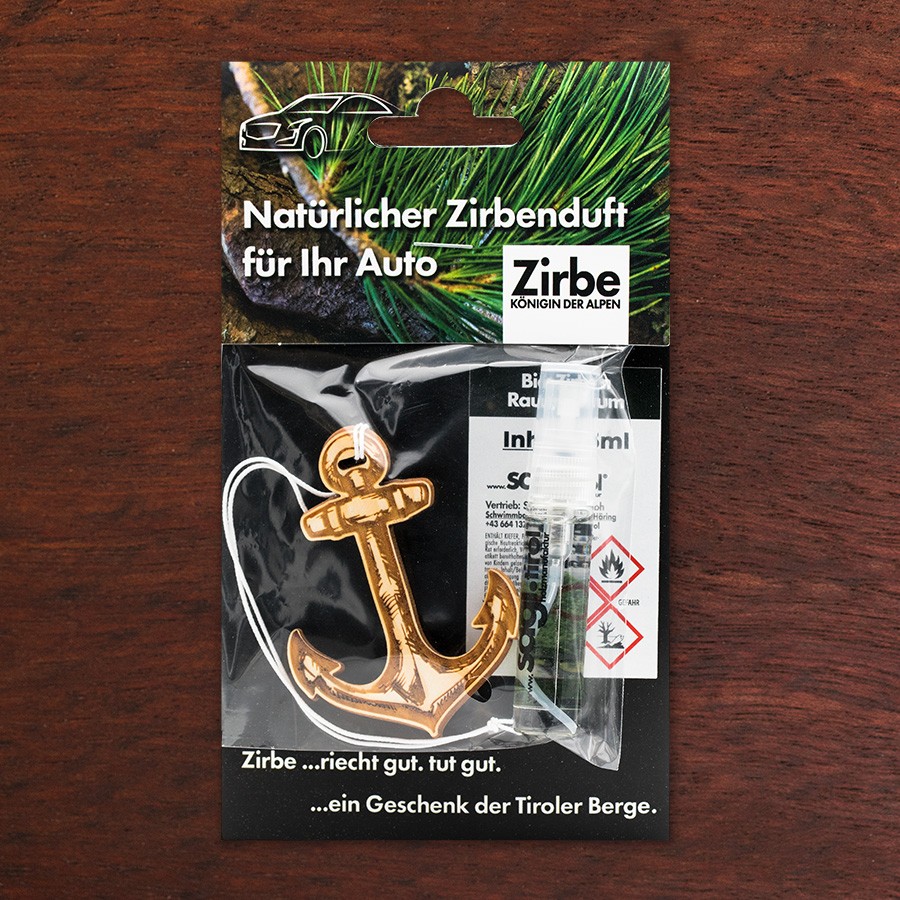Anker Lifestyle - natürlicher Zirben Autoduft