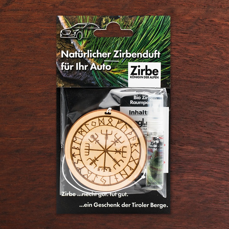 Schutzrune Lifestyle - natürlicher Zirben Autoduft