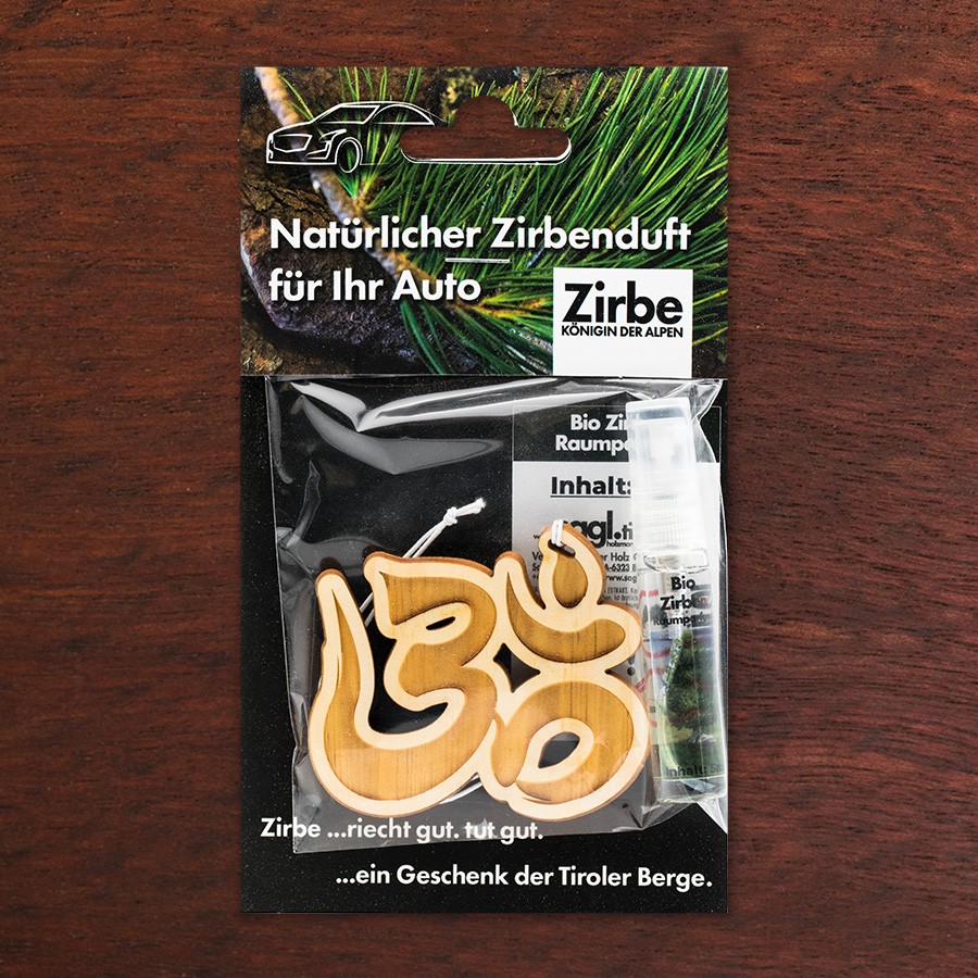 Om Lifestyle - natürlicher Zirben Autoduft
