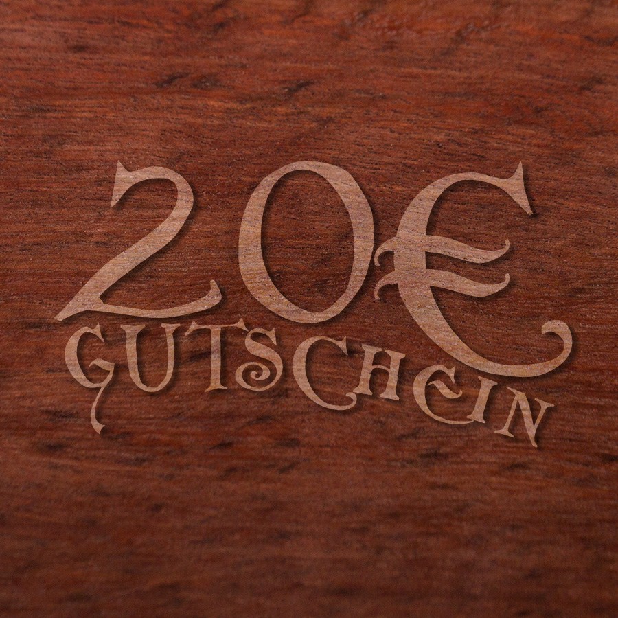 20 Euro Geschenkgutschein Zusatzartikel Holzschmuck aus Naturholz
