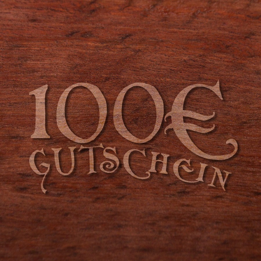 100 Euro Geschenkgutschein Zusatzartikel Holzschmuck aus Naturholz