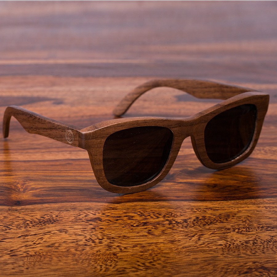 No.2 Walnut Lifestyle Sonnenbrille aus Holz von Davy Jones