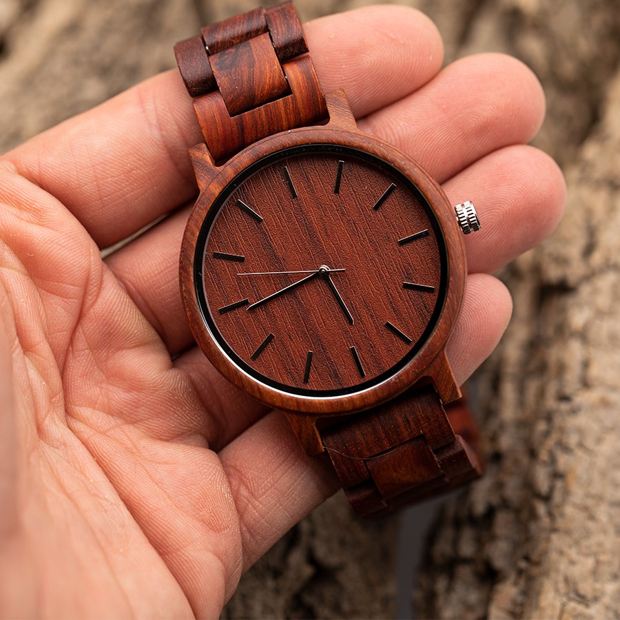 Armbanduhr Sandelholz 5676 Lifestyle Holzschmuck aus Naturholz