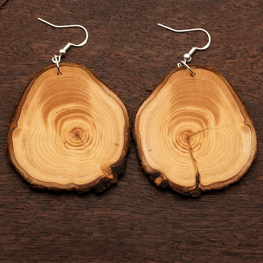 Wacholder 4896 Ohrringe Holzschmuck aus Naturholz