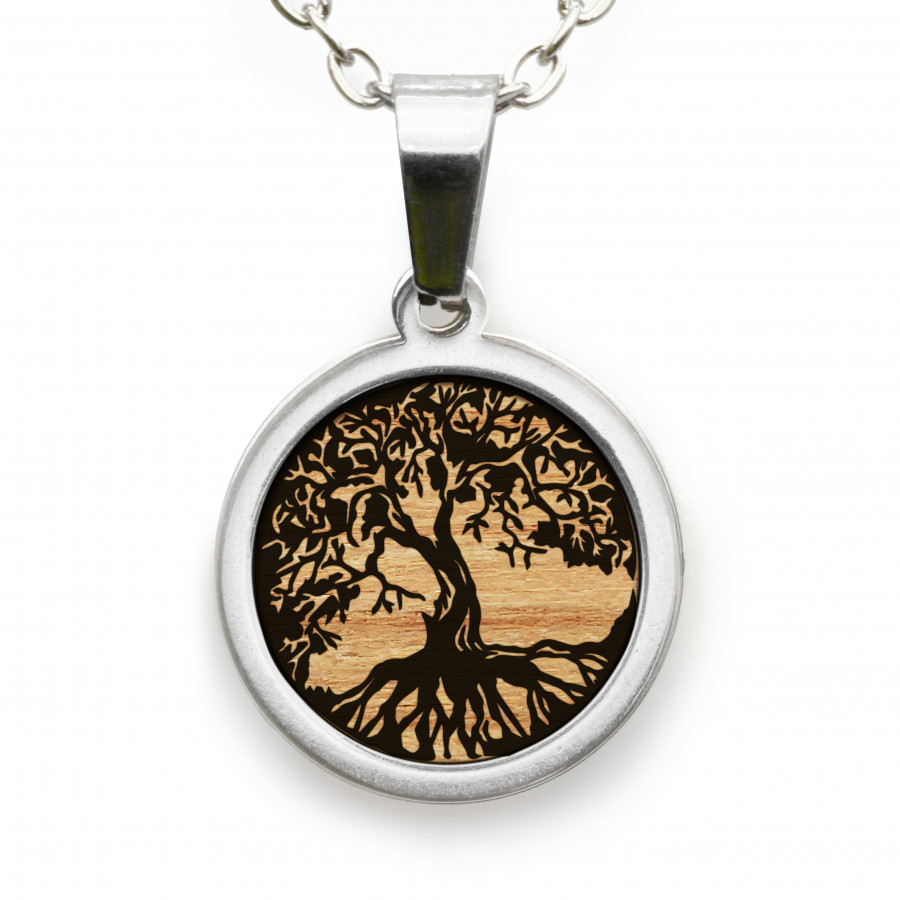 Weide Kette Holzschmuck aus Naturholz